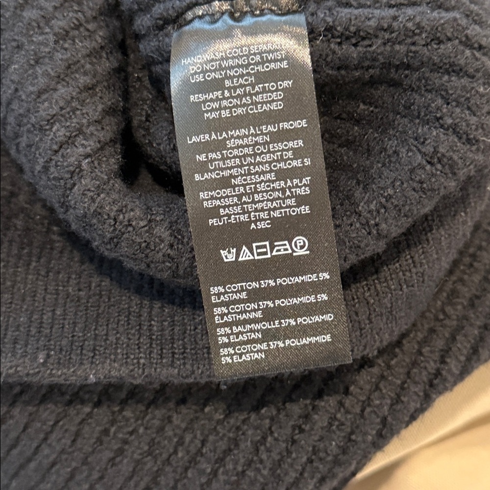 Free People Sunbeam Sweater | Small | Color Black - Picture 5 of 6